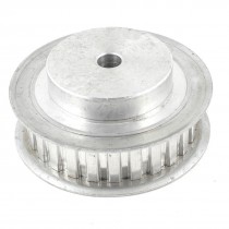 20mm Belt Width 10mm Bore 26 Tooth Synchronous Timing Pulley Silver Tone