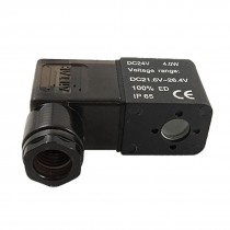 DC 24V Pneumatic Control Air Solenoid Valve Coil Black Iuvgw