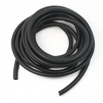 17.3Ft Length Wave Type 1/2" Outer Diameter Plastic Split Loom Tubing