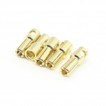 5 Pcs RC Model Li-Po Battery Male Banana Bullet Connector Plug 5.5mm