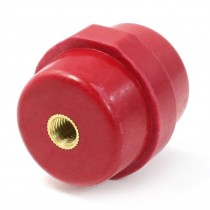 SM40 12KV Withstand Voltage 8mm Dia Brass Thread 40mm High Busbar Insulator