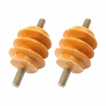 2 Pcs 2" Height 5/16" Thread Dia 660V Busbar Enhanced Insulator Supporter