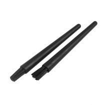 2 Pcs 18 x 10mm Round Handle Anti Static Conductive ESD Brush
