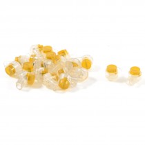 20 x Gel Splice UY Connector 2 Port Wire Connectors Yellow