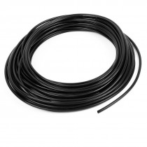 Black 4mm OD 2 5mm ID 15 Meter Pneumatic PU Air Tube Hose