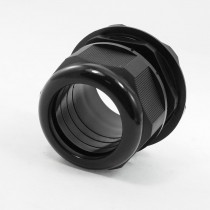 M63X1.5 Type Black Hard Plastic Water Resistant Cable Gland Connector