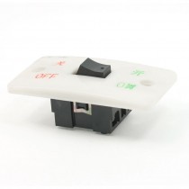 AC 380V 10A ON/OFF Open Frame 3NO 3NC DPDT Snap in Rocker Switch