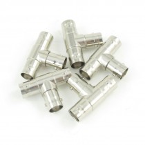 CCTV Camera BNC 3 Way Female Plug RF Coaxial Adapter Connectors 5 Pcs