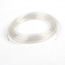 Clear 15 Meters 4mm OD 2.5mm ID 0.75mm Wall Thickness PU Air Hose Pipe