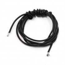 Black Household Appliance Glass Fibre Silicone Wire Cable 2M