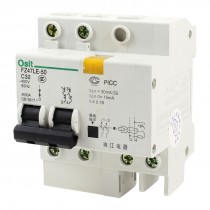 400VAC 32A 2P+1N Overload Protection ELCB Earth Leakage Circuit Breaker