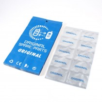 50 Pcs Blue Open Top 10 Pockets Anti Static Bag 21cmx12cm for Mobile Spare Parts