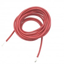 6.5Ft Long Industrial Equipment Part Red Silicone Wire 16AWG