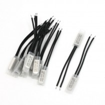 12 Pieces Bimetal Temperature Switch Thermostat 80 Degree Celsius NC KSD9700