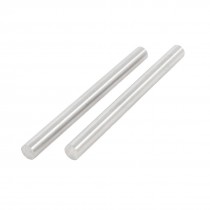 2 Pcs 8mm x 100mm HSS Turning Bars for CNC Lathe Silver Tone