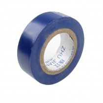 17mm Wide Insulation Adhesive Electrical Tape Blue 7.6M 25ft Long
