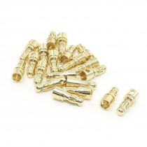 20pcs RC Model Li-Po Battery Male Banana Bullet Connector Plug 3.5mm