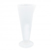 100mL Laboratory Measurements Clear White Graduated Measure Cup