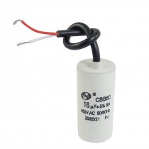 CBB60 AC 450V 16uF Cylinder Shape Non Polar Motor Capacitor