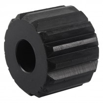 0.8" Inner Diameter Black 16 Teeth Straight Nylon Gear