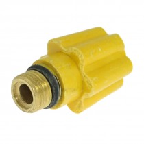 Parts 9/25" Male Thread Short Back Cap Yellow for Tig Welding Torch