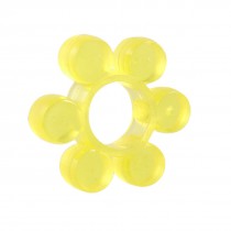 Yellow 6 Round Petals PU Coupler Damper Shock Absorber