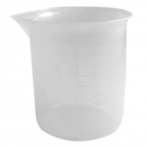 Laboratory Measurements Transparent Plastic Graduated Cup Beaker 500mL