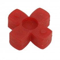 Red 29mm 1 1/7" OD 10mm 13/32" Bore Shaft Coupling Spider Insert