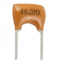 100 Pcs 48 MHz 5mm Pitch 2 Terminals FM Ceramic Filters