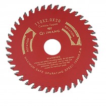 Circular 40T 110mm Dia Red Saw Blade for Wood Cutting