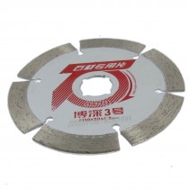116mm x 20mm x 1.9mm 6 Segments Welded Circular Crack Diamond Saw Blade