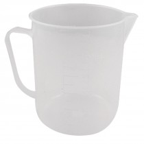 500ml Capacity Handle Design Transparent Plastic Measuring Cup Beaker