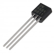 50 Pcs 2N5551 Three Pins Through Hole TO-92 NPN Transistors