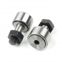 CF8 Metal Stud Type Track Cam Follower Needle Roller Bearing 2PCS