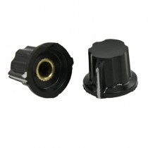 5 Pcs 6mm Shaft Insert Dia Potentiometer Knobs Volume Control Caps