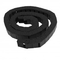 Machine Tool 1M Plastic Cable Drag Chain Wire Carrier 15x20mm