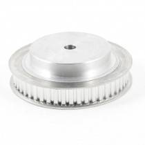 Silver Tone Aluminum Alloy XL Type 50 Teeth 8mm Pilot Bore Timing Pulley