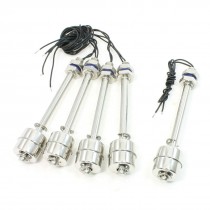 ZS12010 10mm Dia Thread 120mm Long Water Level Float Sensor Switch x 5