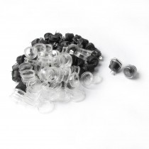 50Pcs 2 Terminals Black Button On/OFF Round Rocker Switch 6A 250VAC 10A 125VAC