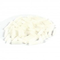 PCB Board White Cylinder Shape Nylon 66 LED Spacer Support 5mmx17mm 100 Pcs