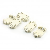 5 Pcs 4 Pins CR/LIR2032 2025 2016 Coin Button Battery Holder