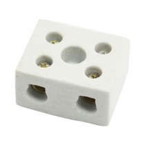 2W5H Double Way 5 Hole Insulating Porcelain Terminal Block Connector 30A