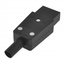 250V 10A Rewirable Design 3 Pin Female Socket Adapter