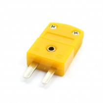 37mm x 17mm x 8mm Orange Casing K Type Thermocouple Plug Adapter