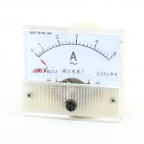 Electric Tester Panel Analog Panel Amplifier Meter AC 0-5A