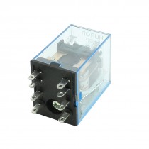 Red LED Light HH52P AC 36V Coil DPDT 2NO 2NC 8P Power Relay