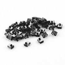 50 Pcs 4.8x3.8mm 4 Pin SPST Momentary Mini SMD SMT Tactile Tact Switch