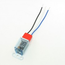 5 Pcs Red Ceramic Socket LED Signal Indicator 3P 3 Wire Car Flasher Relay 12VDC