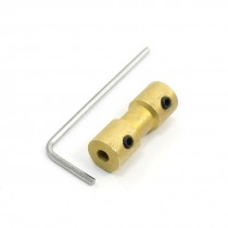 3.17mm to 5mm Inner Dia RC Boat Ship Model Motor Coupler Connector