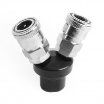 1 4" PT Female Thread Dual Way Air Hose Quick Coupler Coupling Fitting